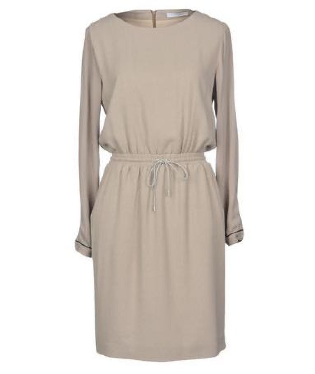 FABIANA FILIPPI Бежевое повседневное платье, фото 1