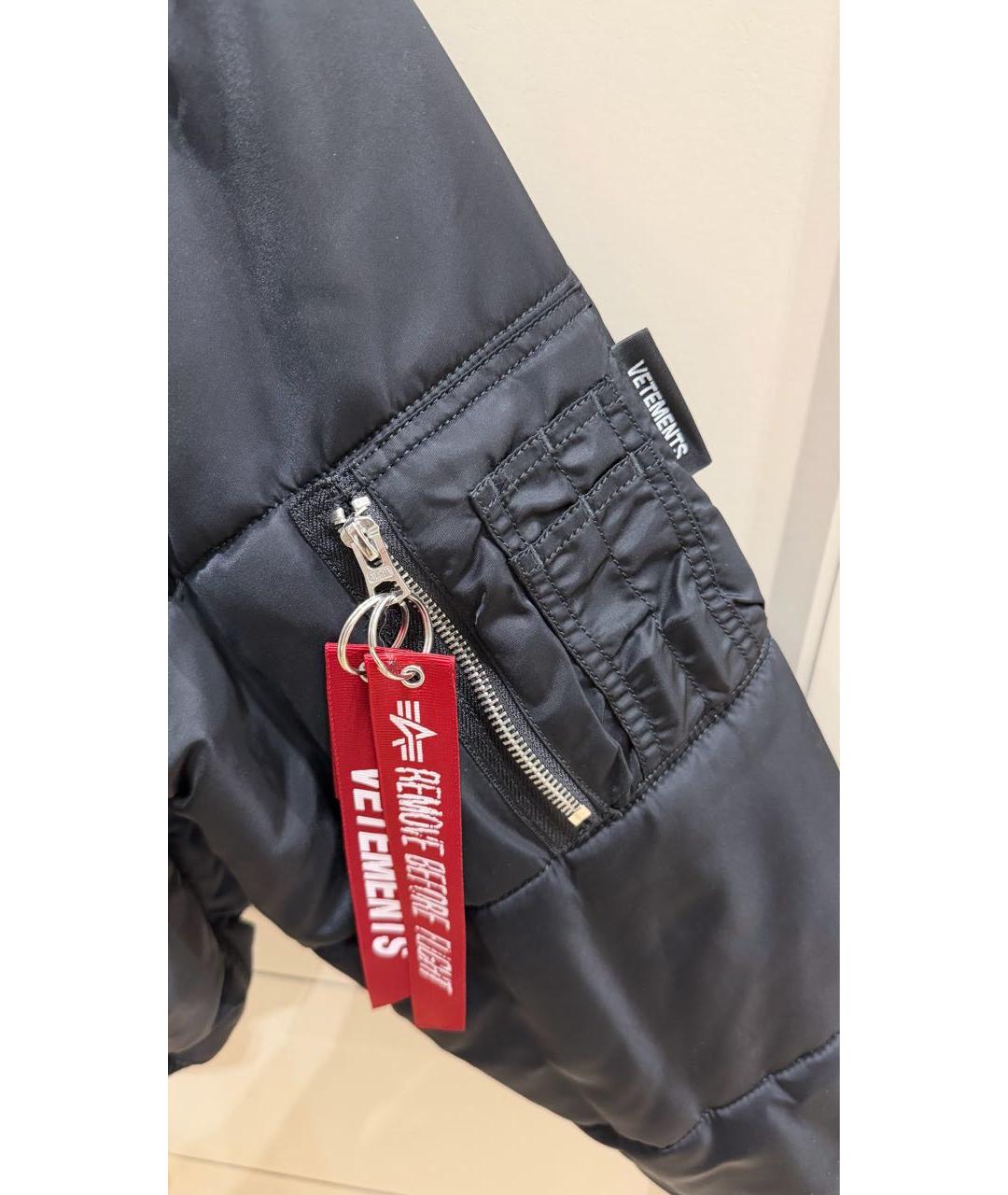 VETEMENTS Черная куртка, фото 7