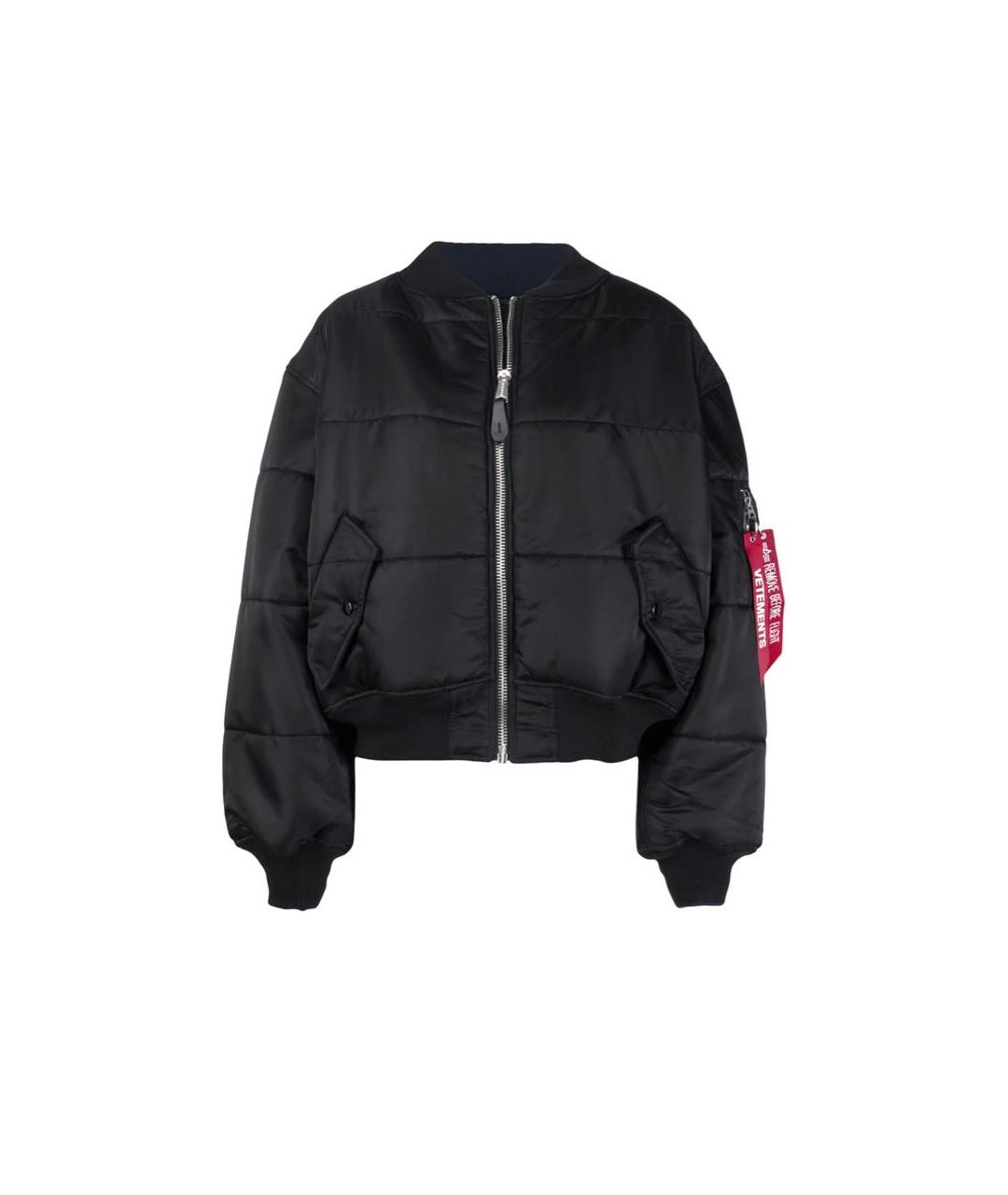 VETEMENTS Черная куртка, фото 1