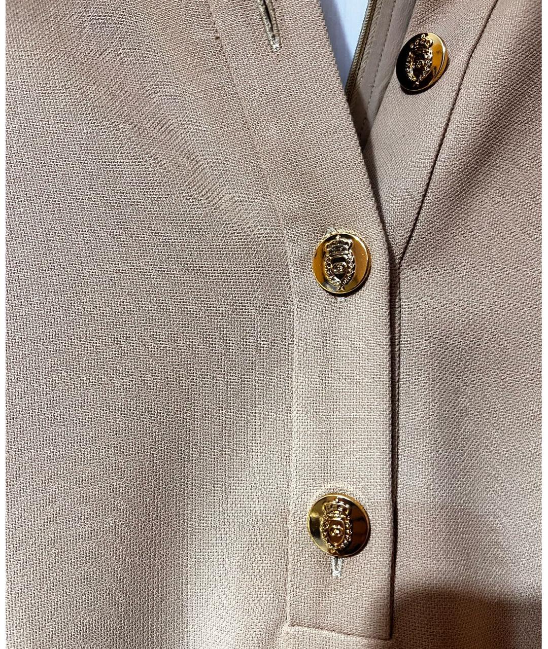 GUCCI Бежевый креповый комбинезон, фото 4