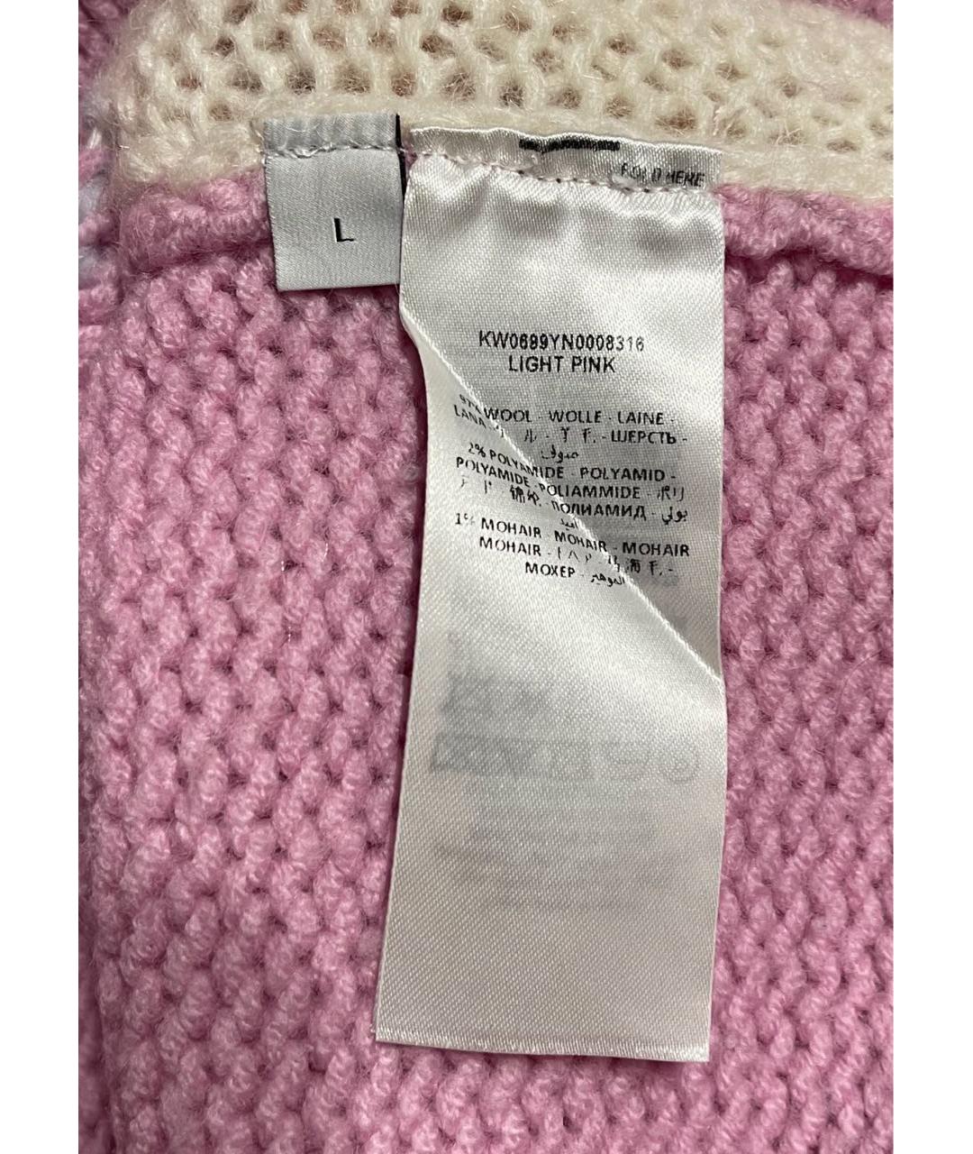 J.W.ANDERSON Розовый шерстяной джемпер / свитер, фото 8