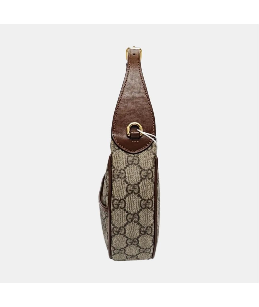 GUCCI Коричневая сумка с короткими ручками, фото 2