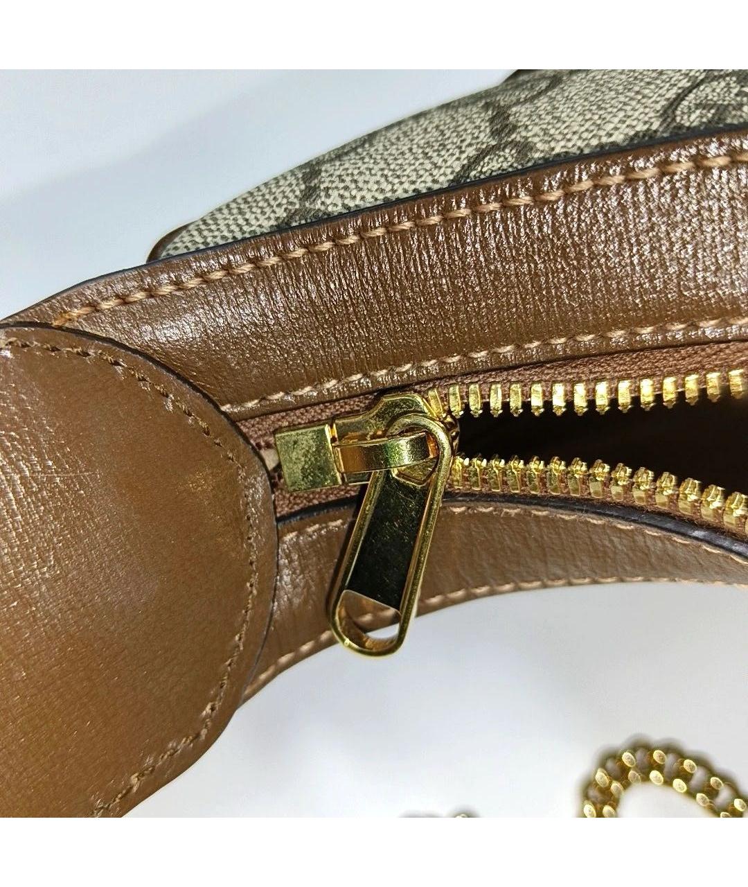 GUCCI Коричневая сумка с короткими ручками, фото 5