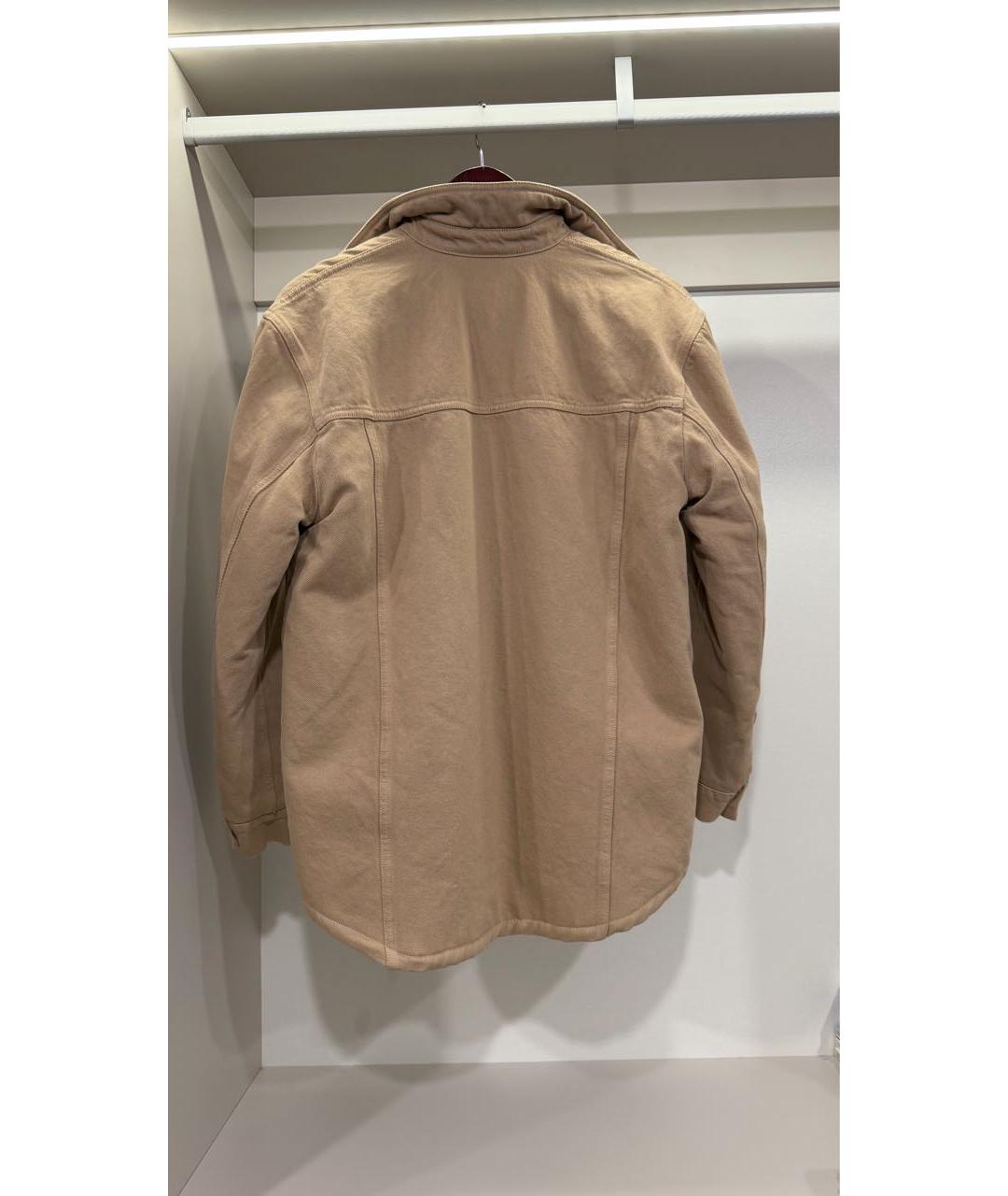 NANUSHKA Бежевая хлопковая куртка, фото 2