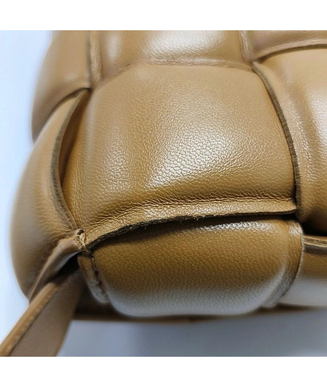 BOTTEGA VENETA Коричневая кожаная сумка через плечо, фото 8