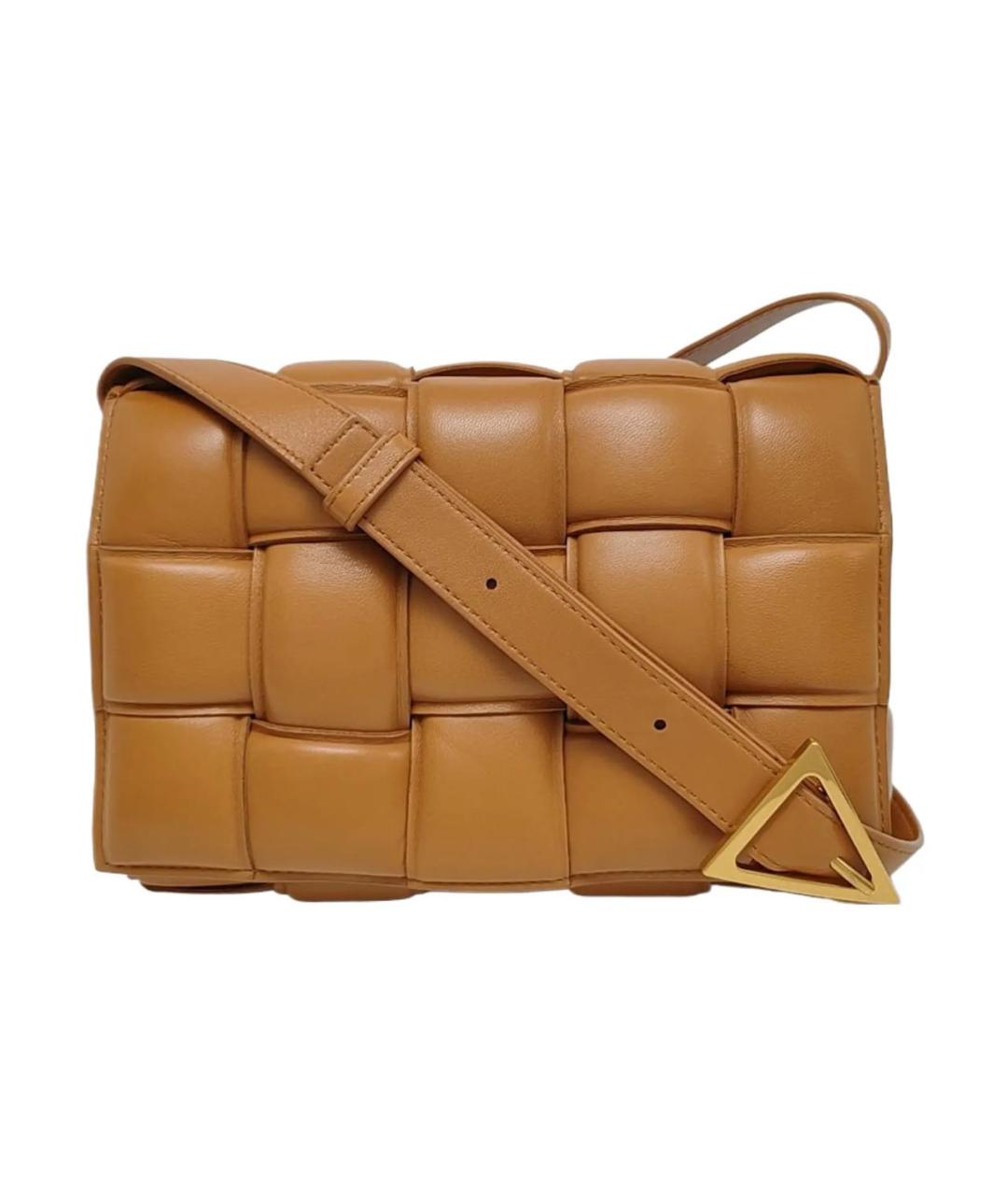 BOTTEGA VENETA Коричневая кожаная сумка через плечо, фото 1