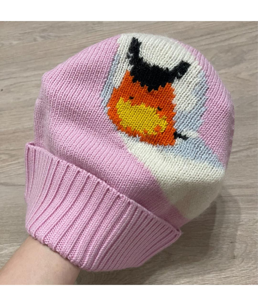 J.W.ANDERSON Розовая шерстяная шапка, фото 5