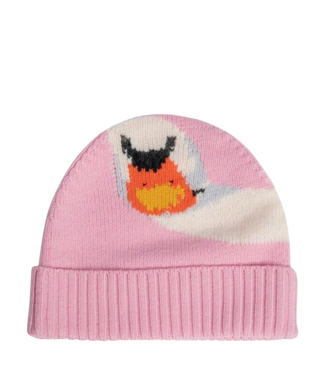 J.W.ANDERSON Розовая шерстяная шапка, фото 1