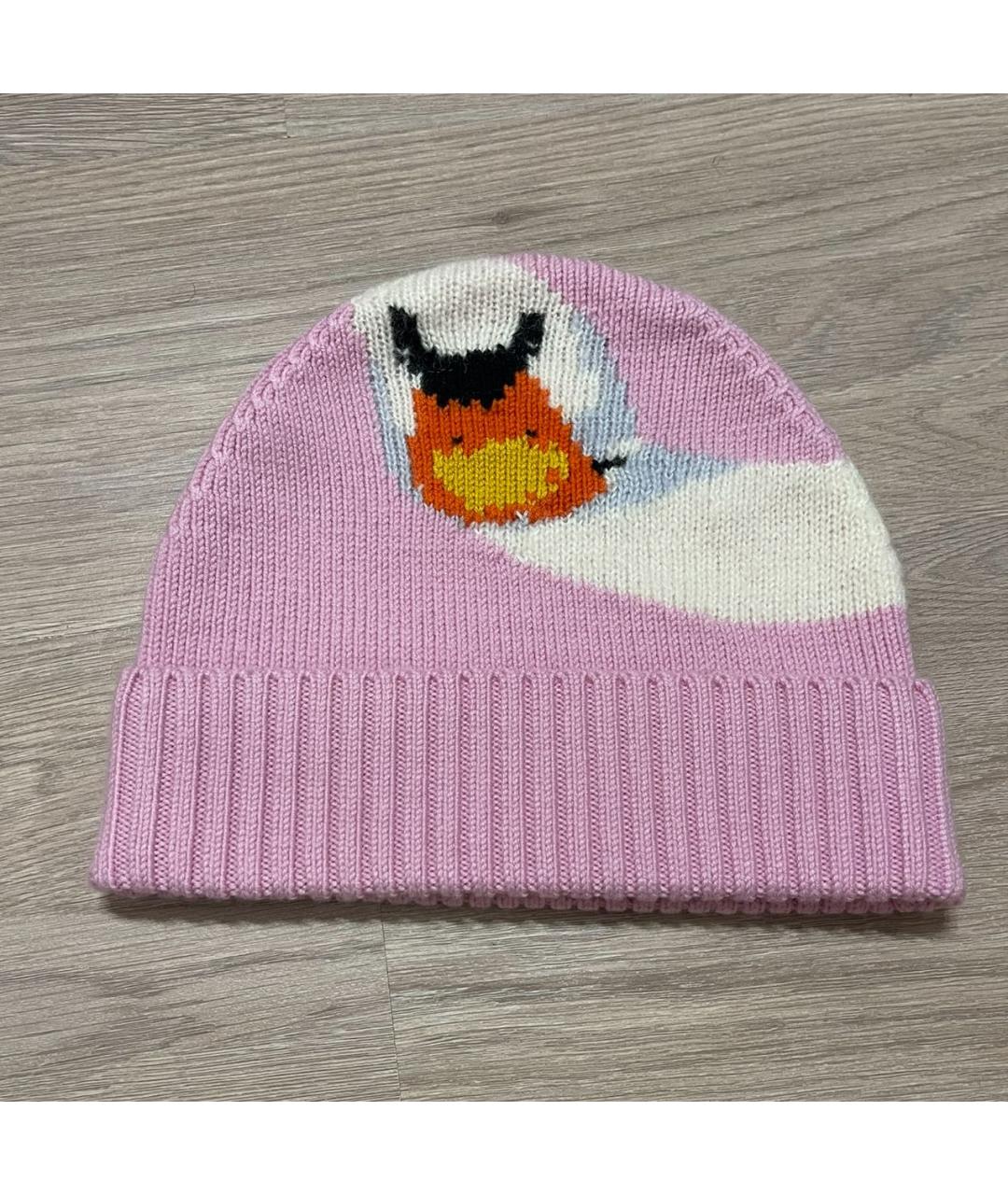 J.W.ANDERSON Розовая шерстяная шапка, фото 4