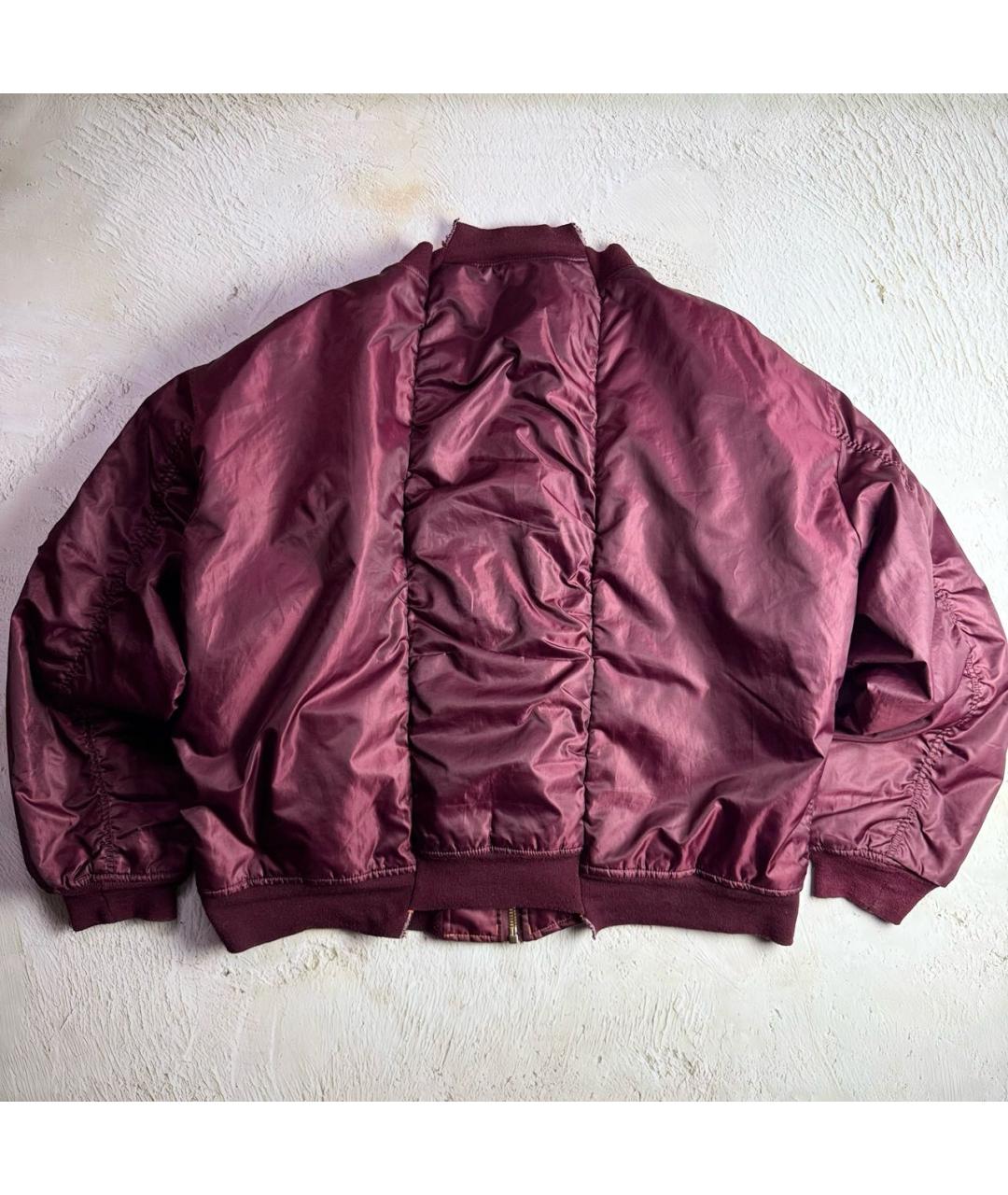 VETEMENTS Бордовая синтетическая куртка, фото 2