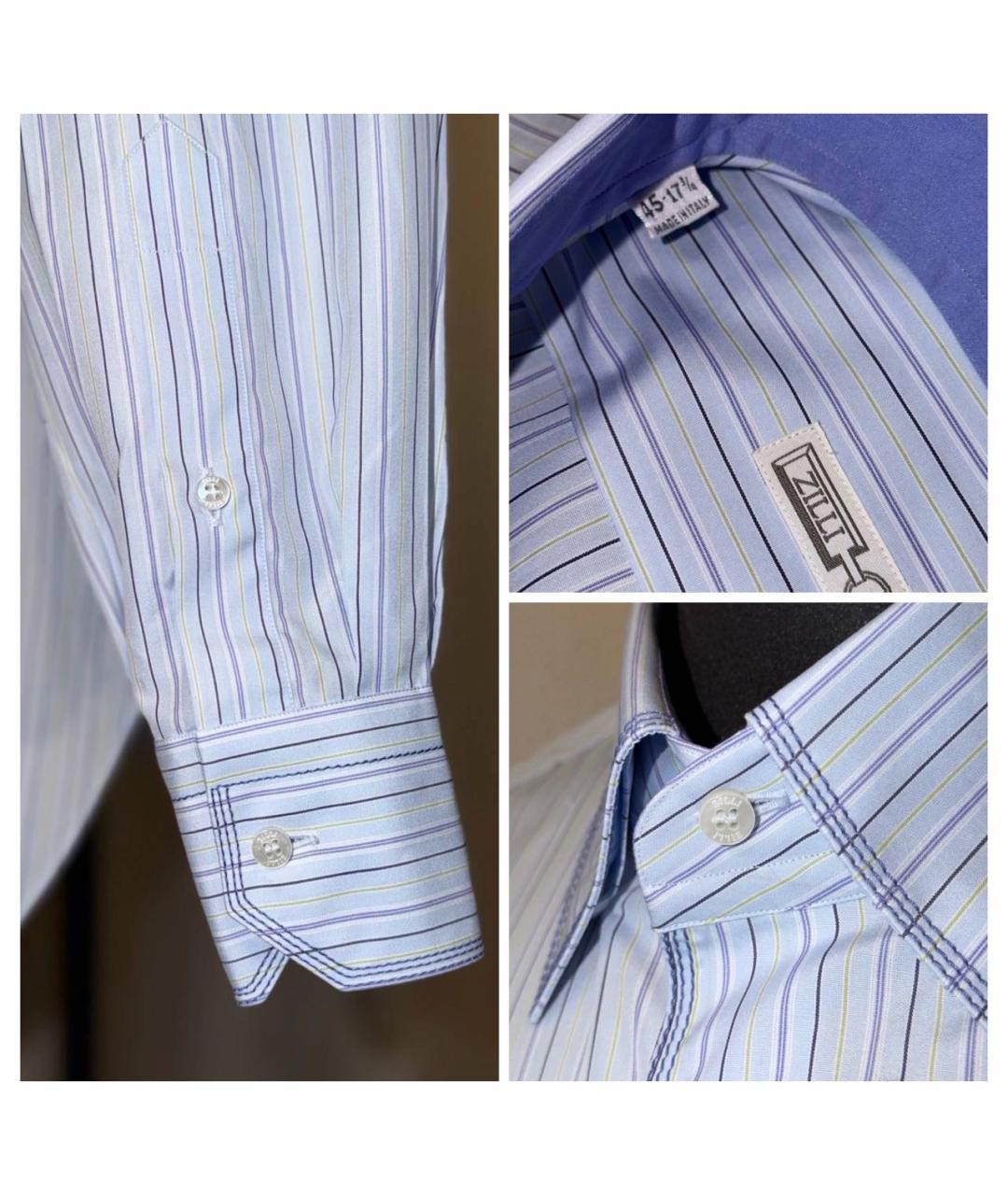 ZILLI Мульти хлопковая классическая рубашка, фото 8