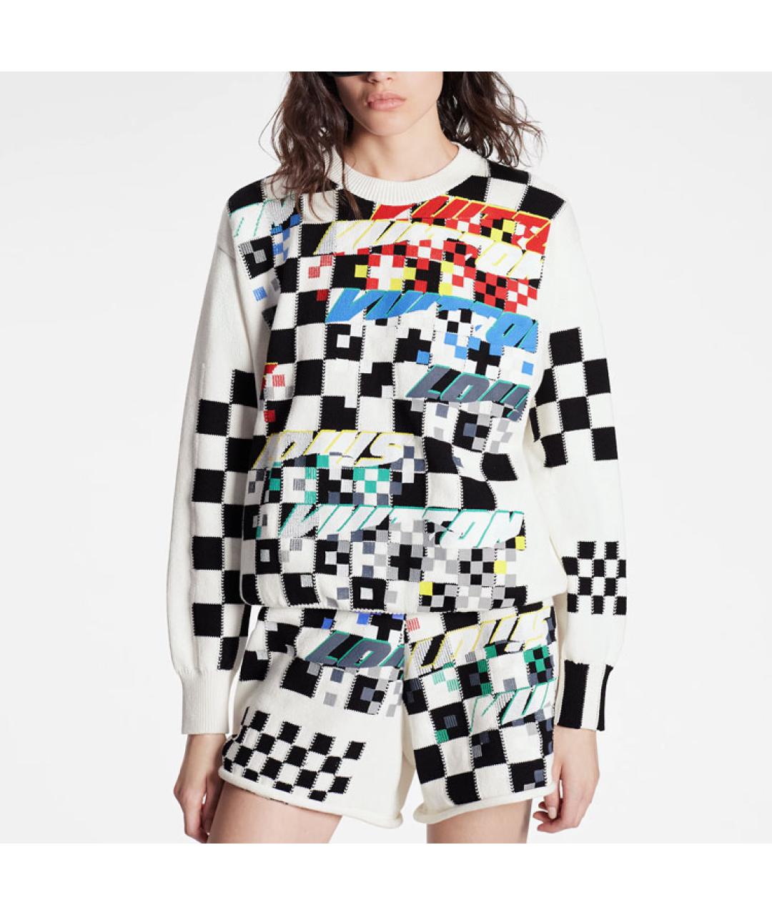 LOUIS VUITTON Мульти шерстяной джемпер / свитер, фото 2