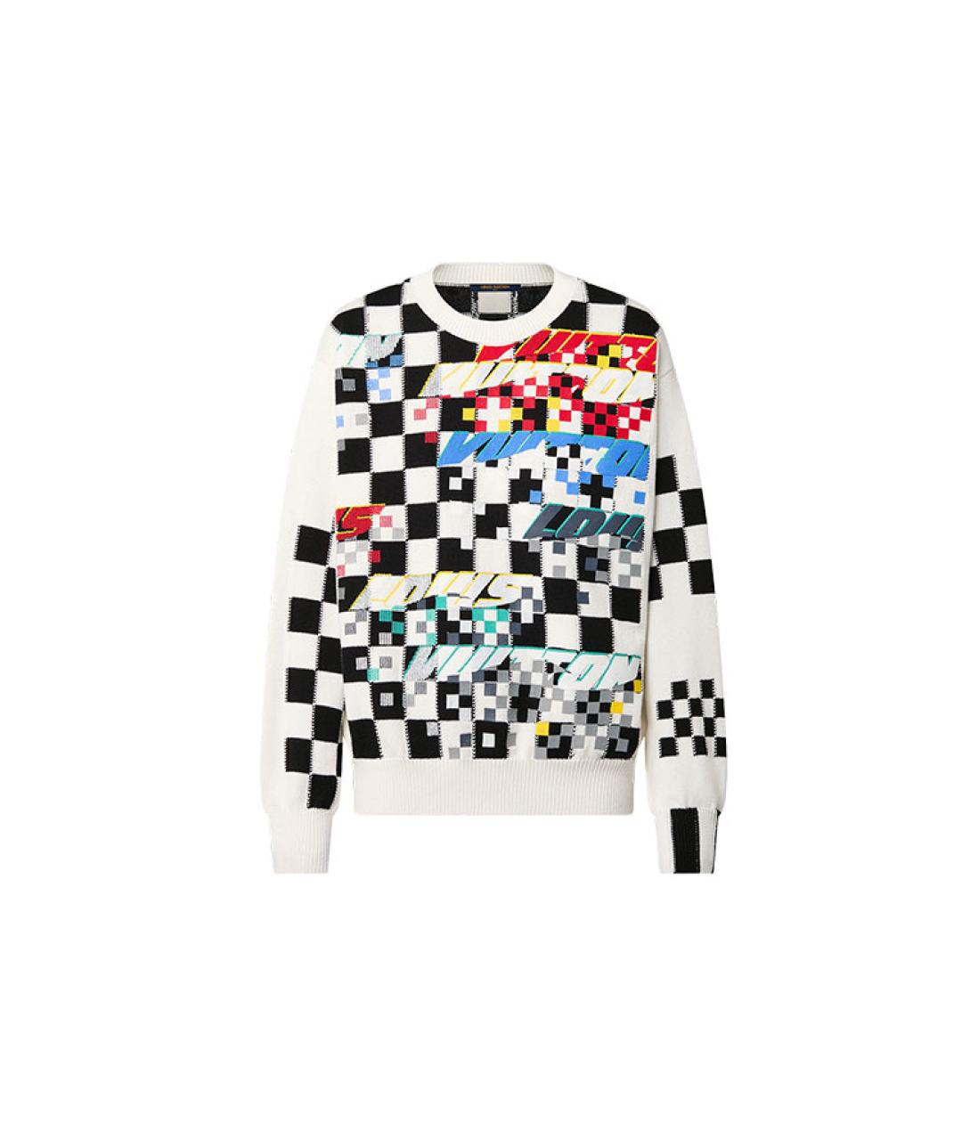 LOUIS VUITTON Мульти шерстяной джемпер / свитер, фото 1