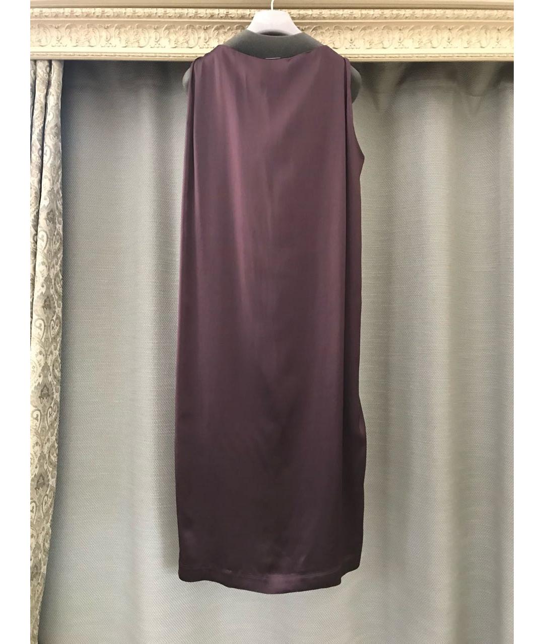FABIANA FILIPPI Бордовое вискозное вечернее платье, фото 8