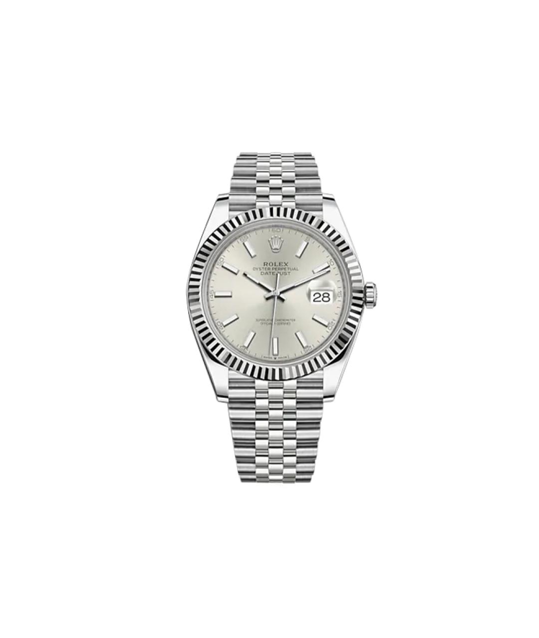 ROLEX Серебряные часы из белого золота, фото 1