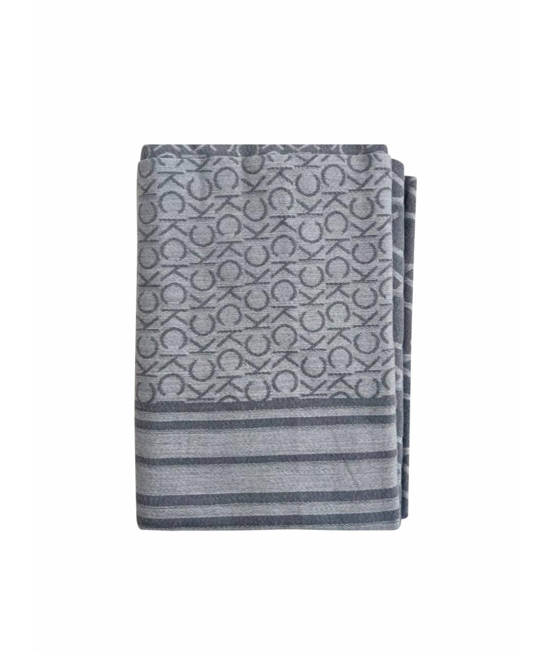 CALVIN KLEIN Серый шарф, фото 1