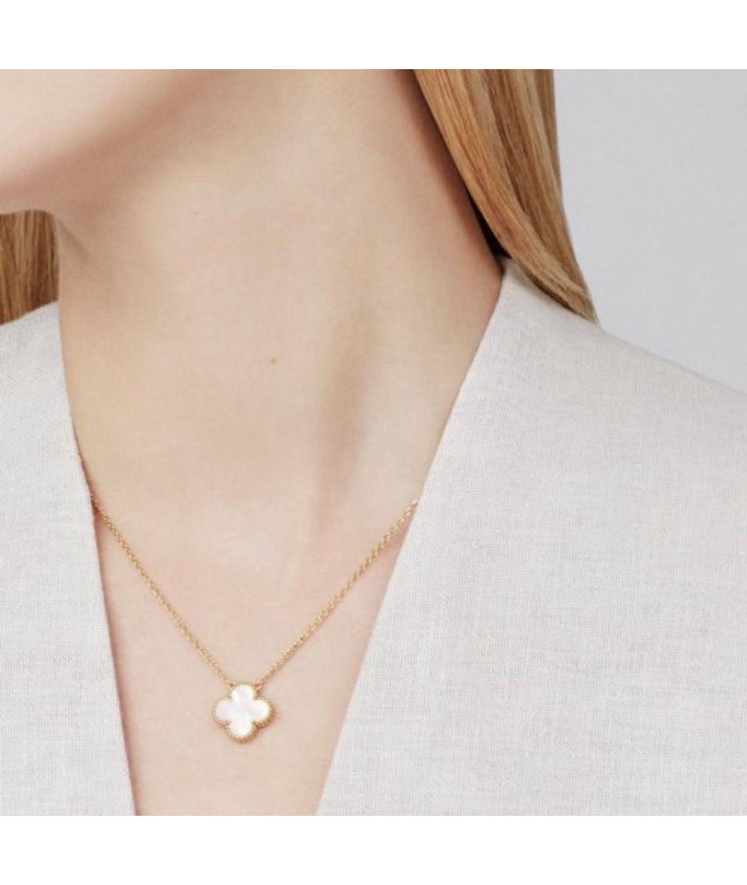 VAN CLEEF & ARPELS Белая подвеска, фото 5