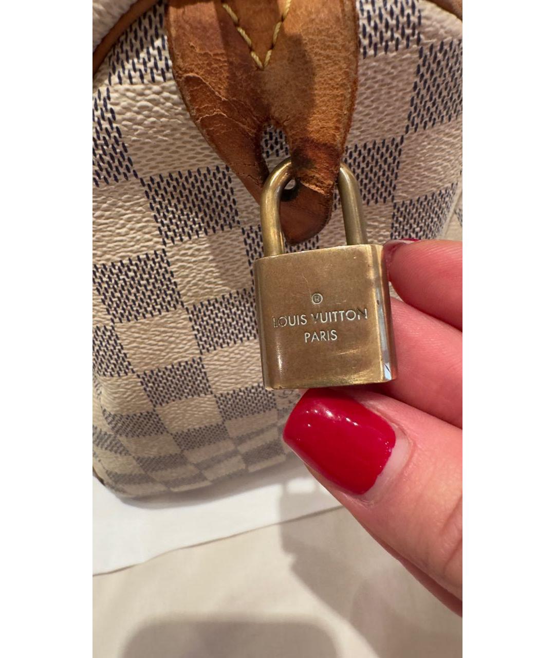 LOUIS VUITTON Бежевая дорожная/спортивная сумка, фото 5