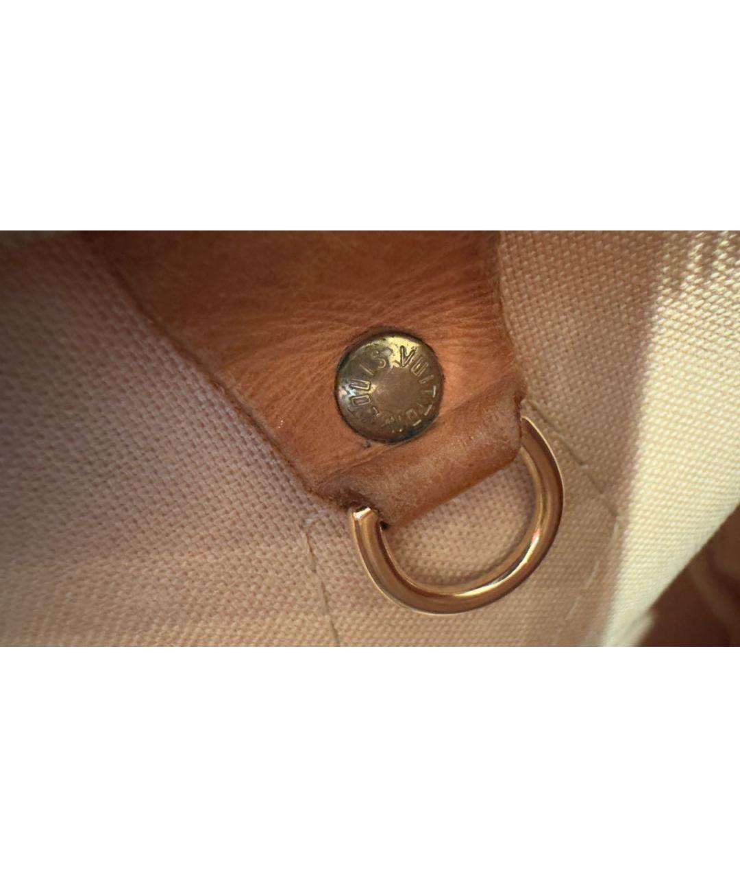 LOUIS VUITTON Бежевая дорожная/спортивная сумка, фото 8