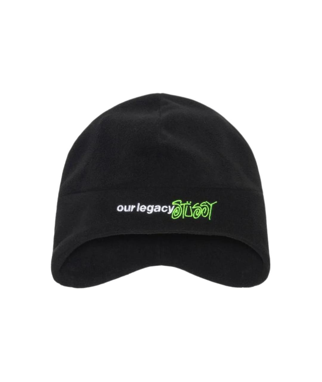 STUSSY Черная шапка, фото 2