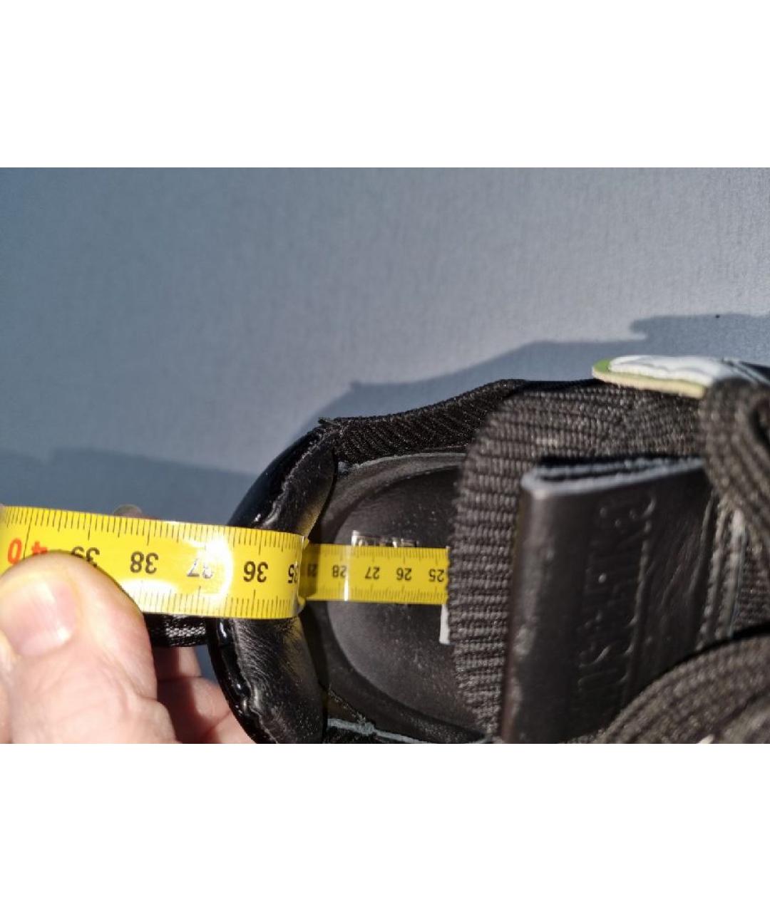 MOSCHINO Черные низкие кроссовки / кеды, фото 5