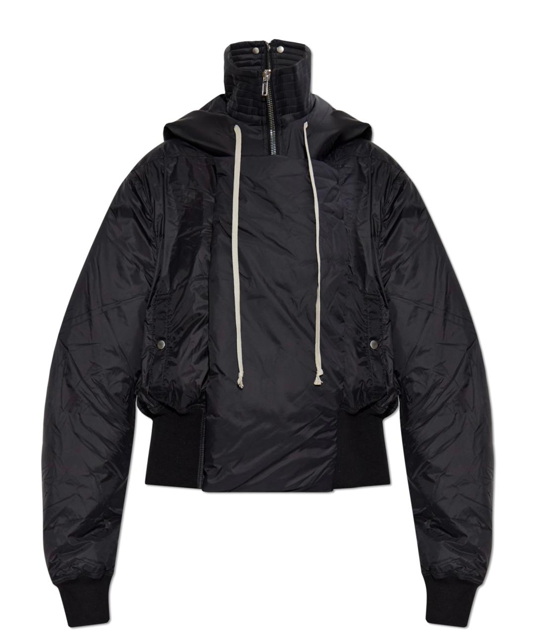 RICK OWENS DRKSHDW Черная полиэстеровая куртка, фото 1