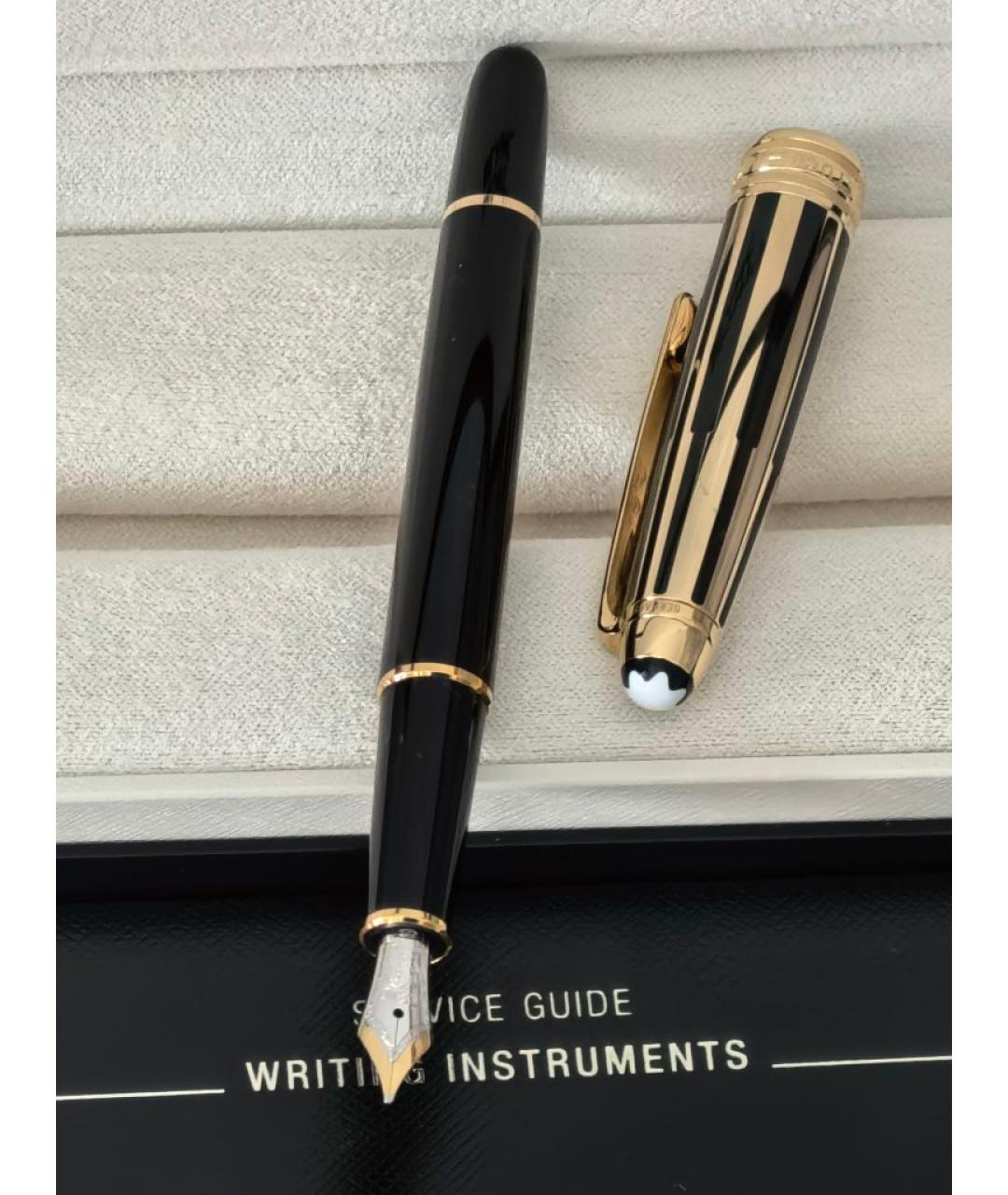 MONTBLANC Черная перьевая ручка, фото 9