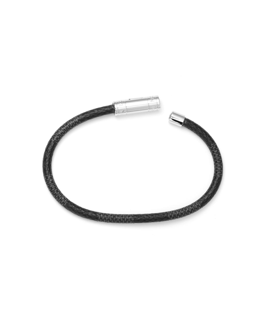 LOUIS VUITTON Черный металлический браслет, фото 2