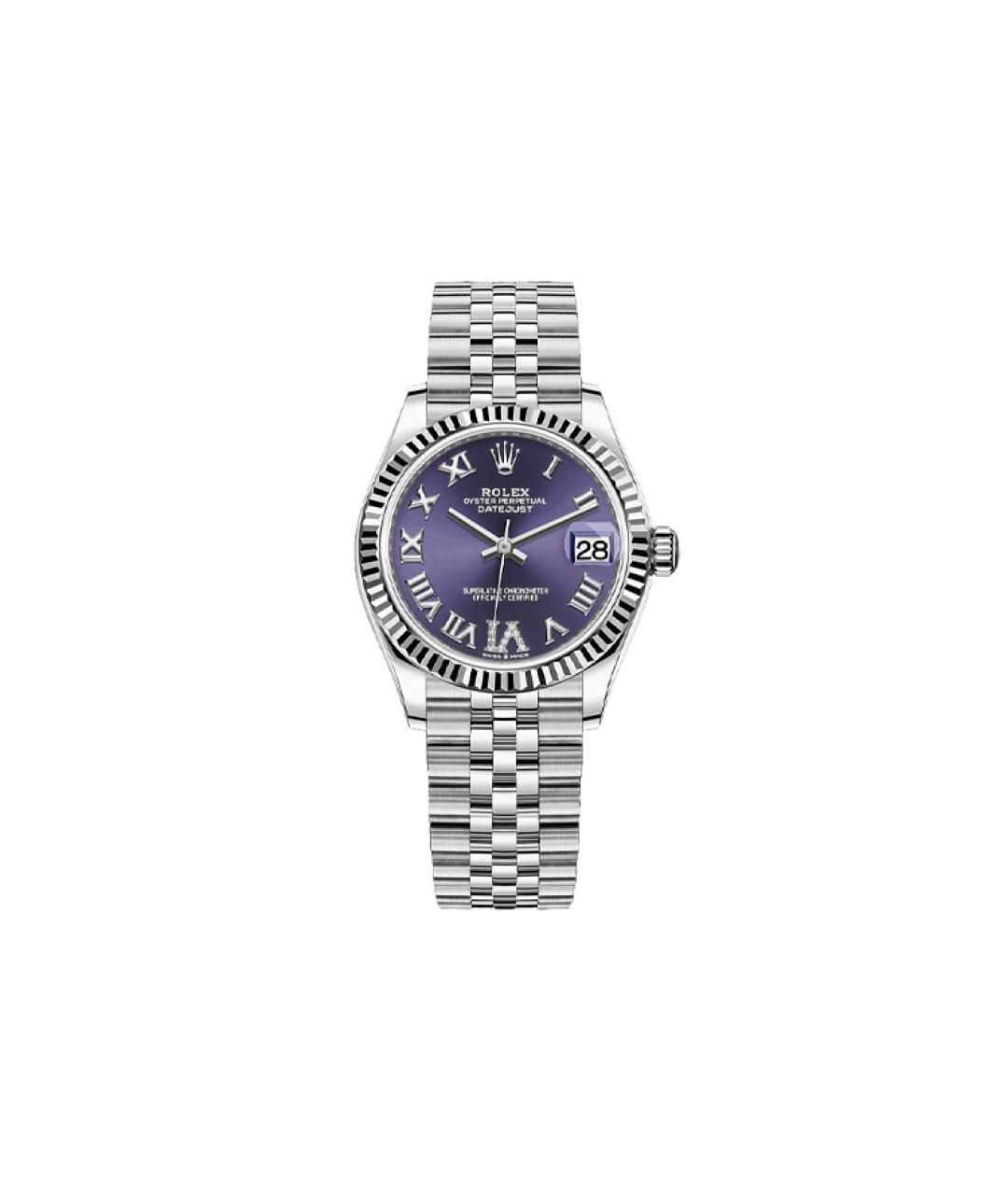 ROLEX Серебряные часы из белого золота, фото 1