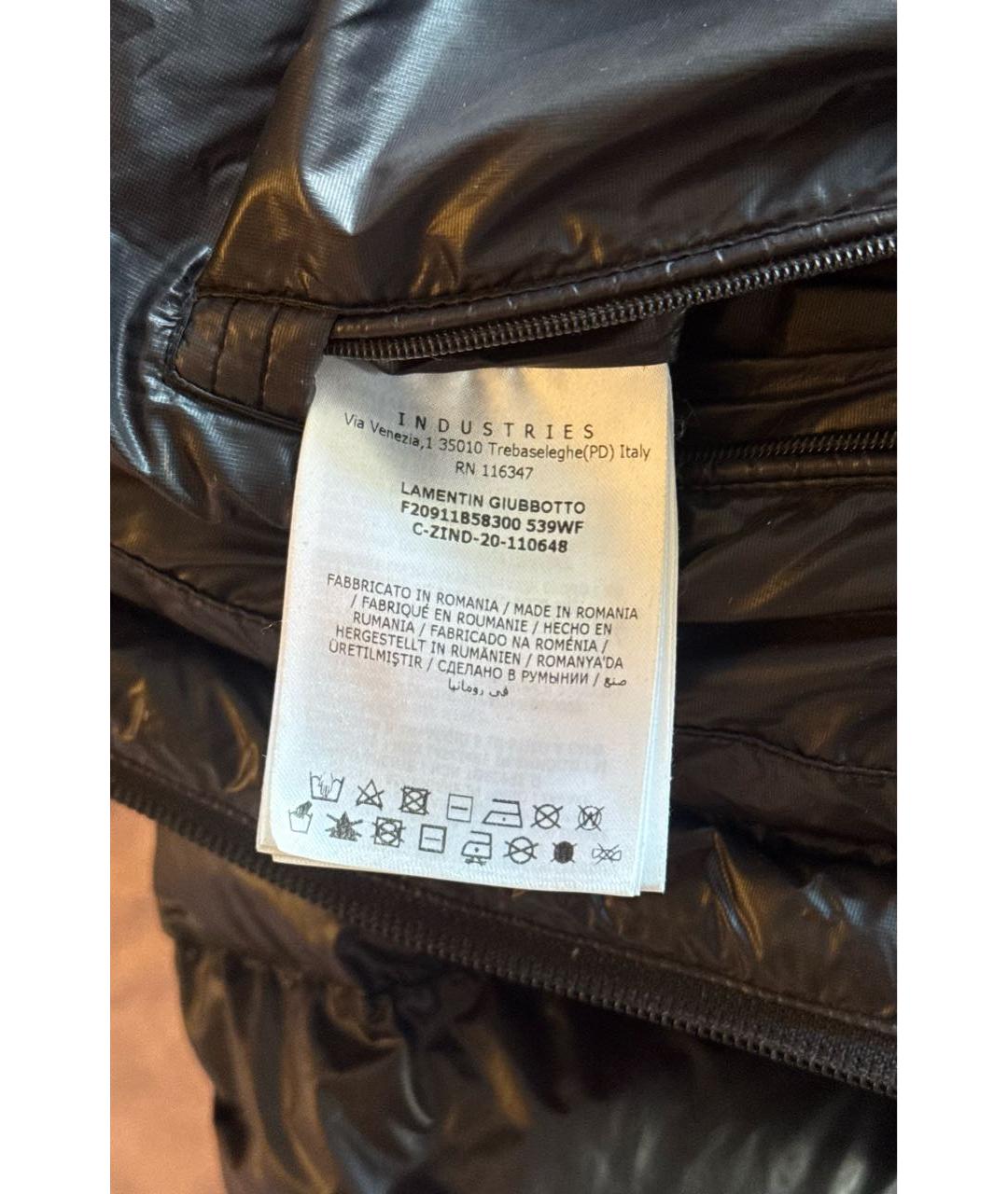 MONCLER Черный пуховик, фото 3