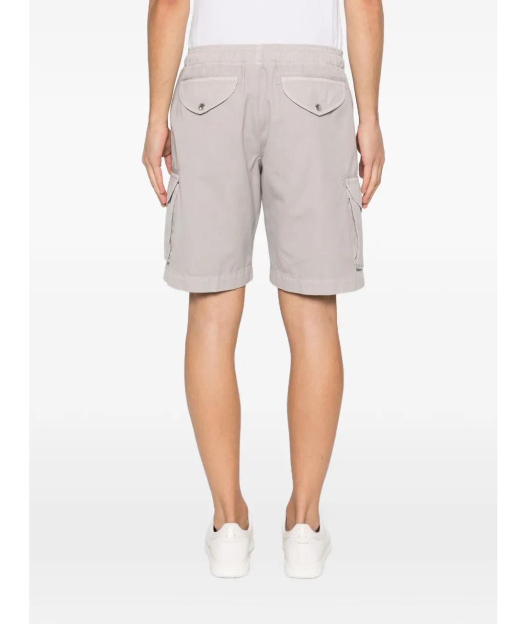 BRUNELLO CUCINELLI Бежевые хлопковые шорты, фото 5