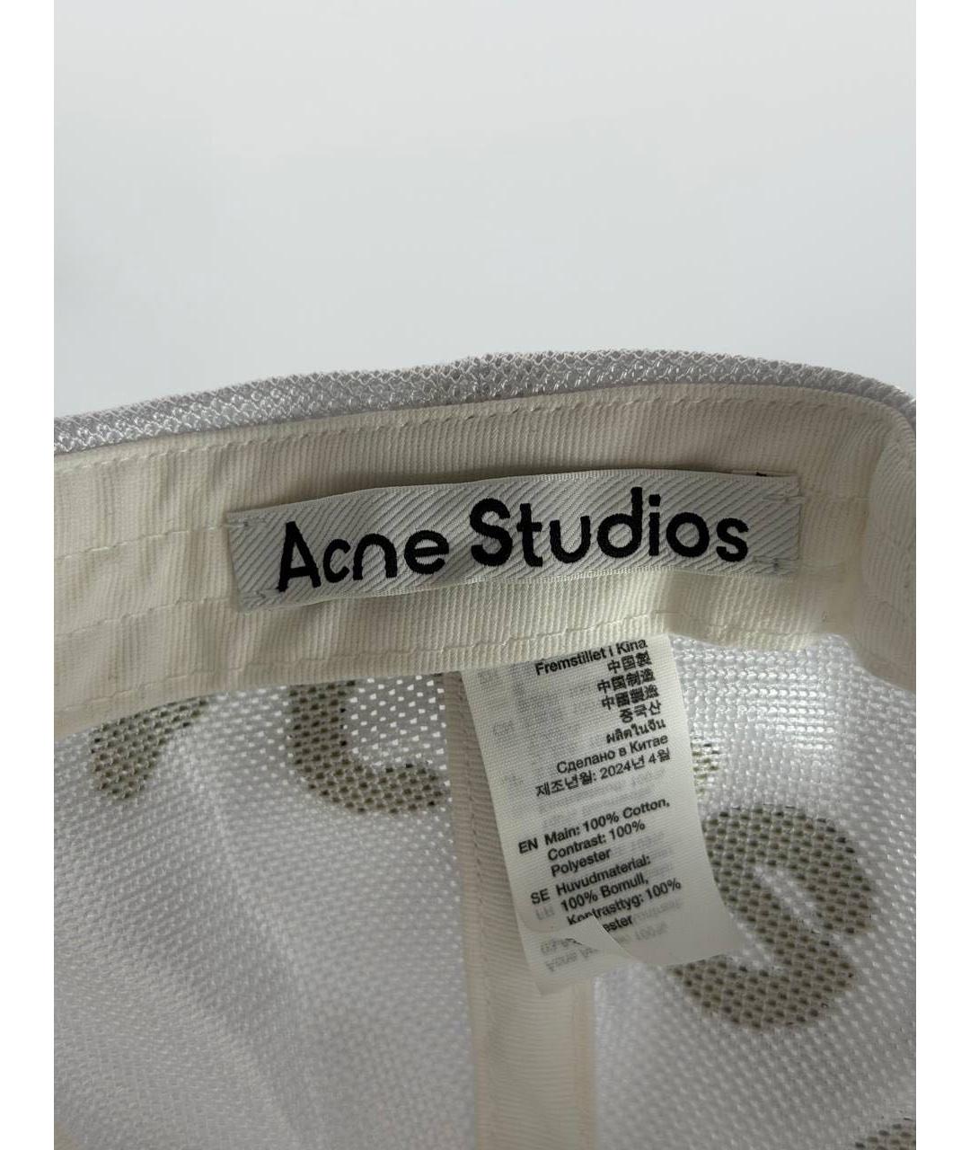 ACNE STUDIOS Белая кепка, фото 6