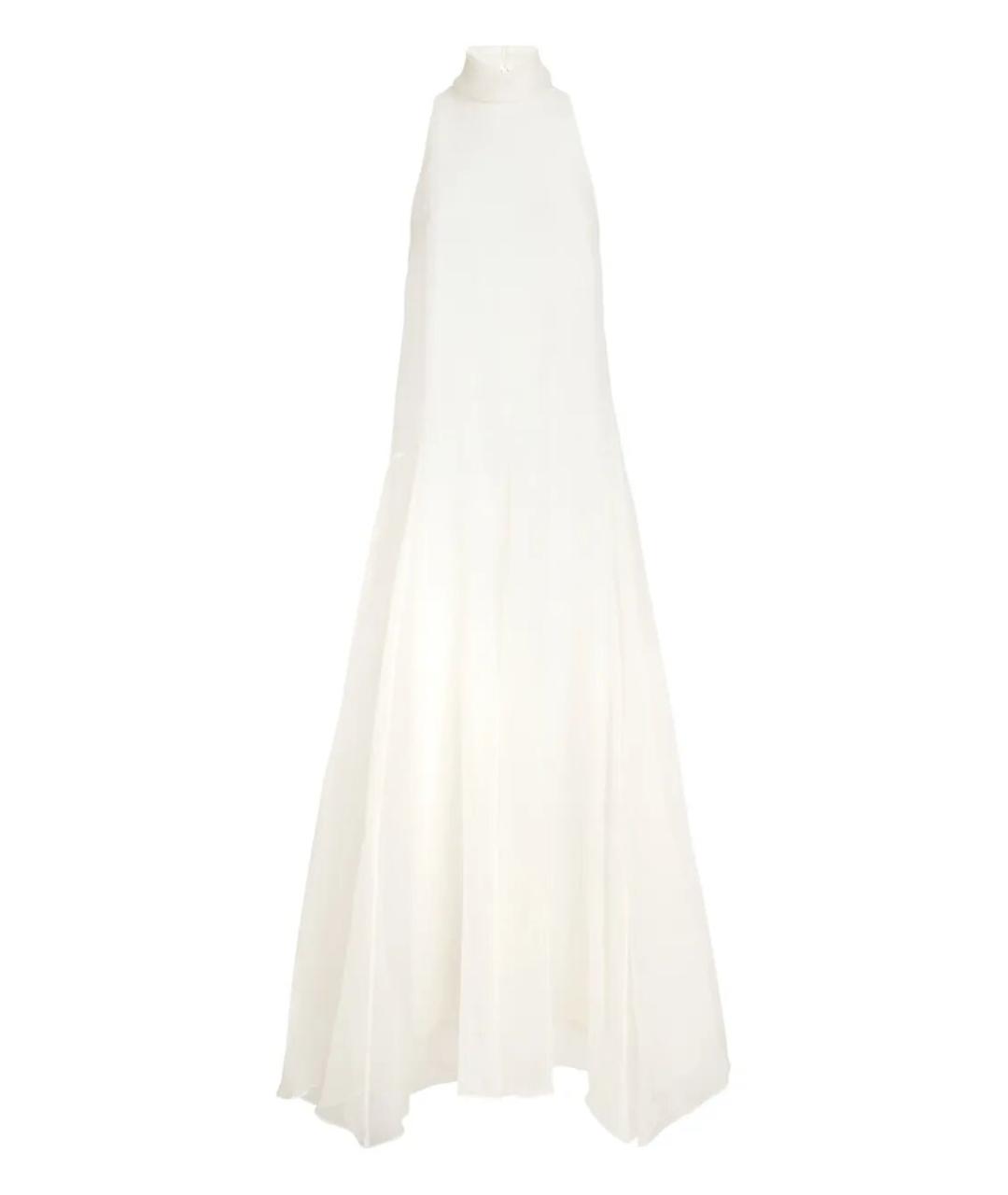 BRUNELLO CUCINELLI Бежевое шелковое повседневное платье, фото 1