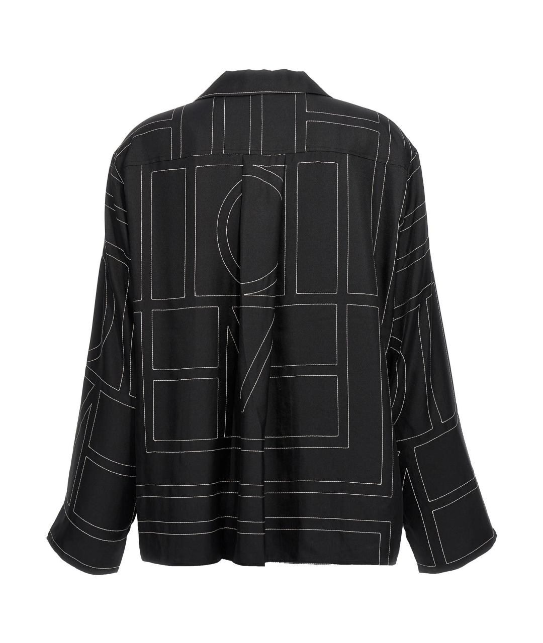 TOTEME Черная шелковая рубашка, фото 2