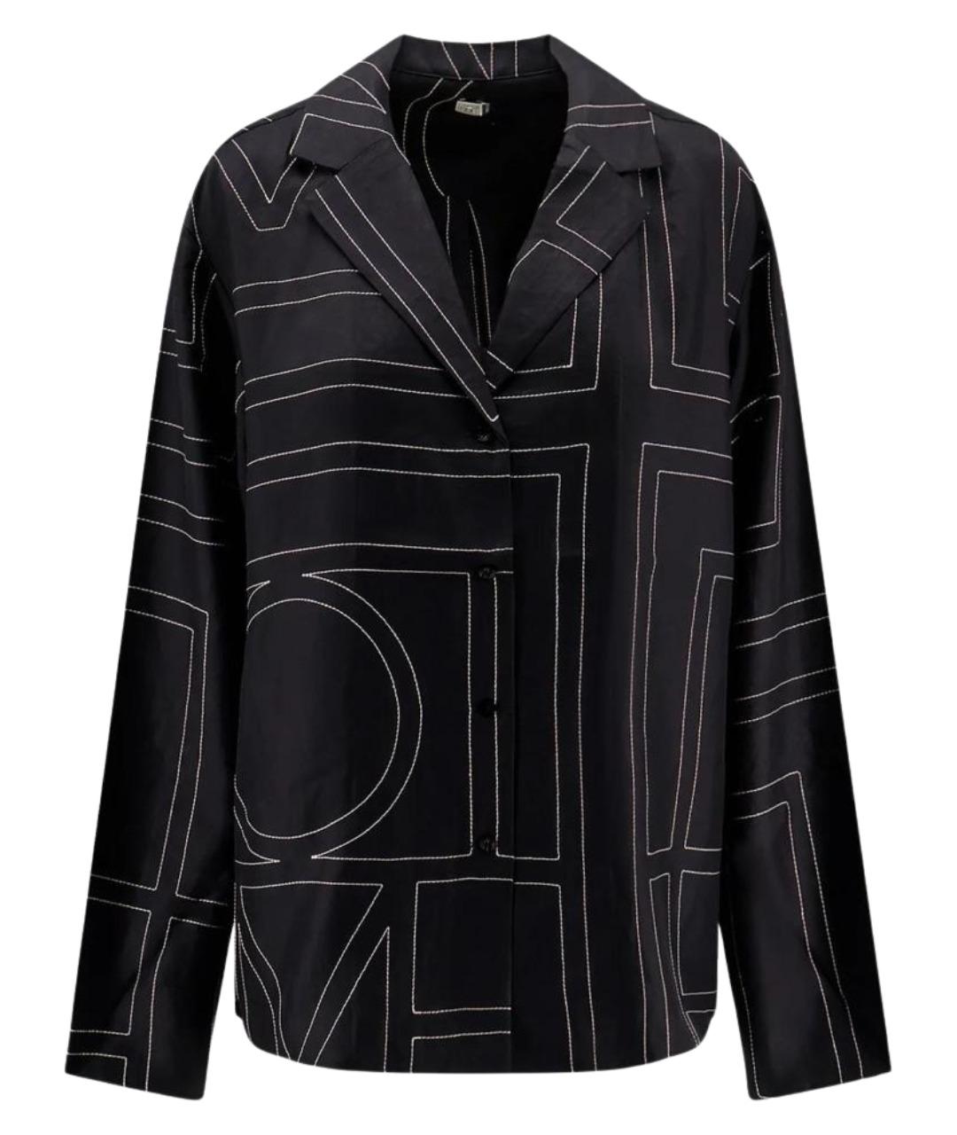 TOTEME Черная шелковая рубашка, фото 1