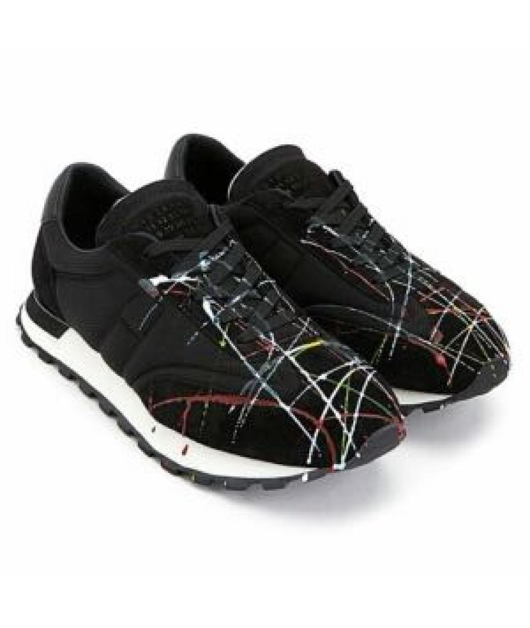 MAISON MARGIELA Черные кроссовки, фото 2