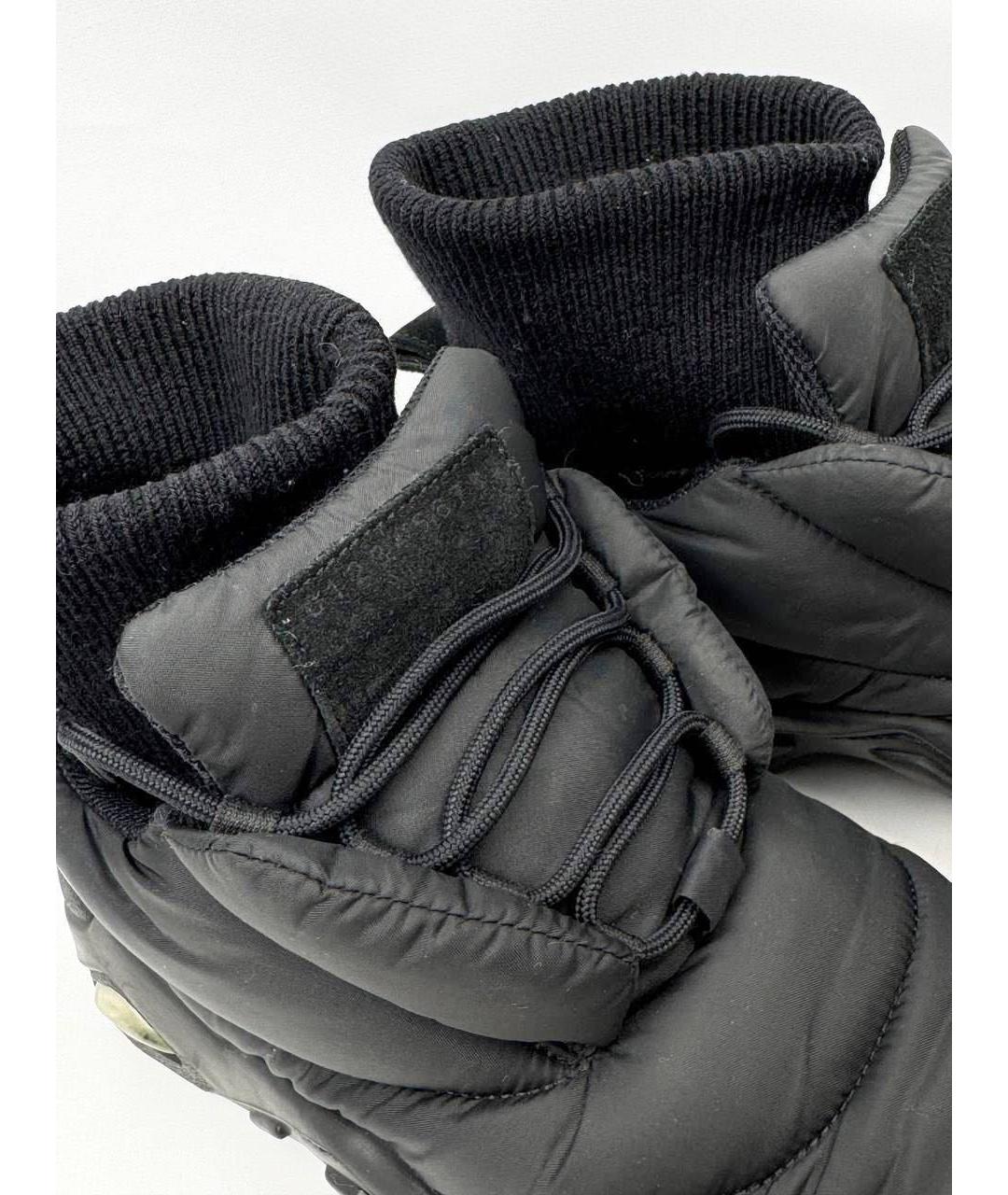 MAISON MARGIELA Антрацитовые резиновые низкие ботинки, фото 5