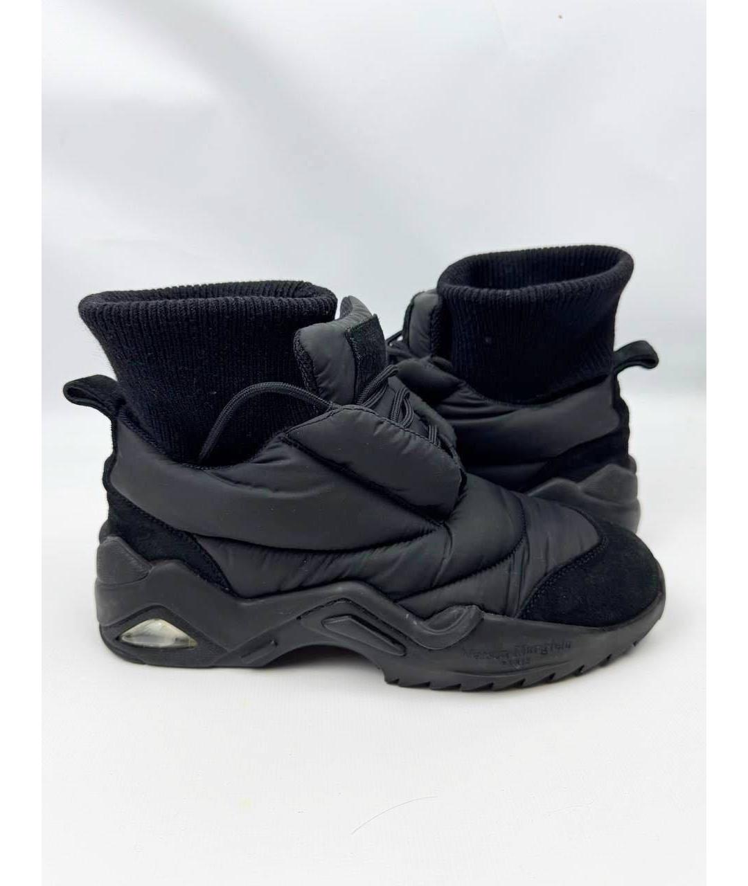 MAISON MARGIELA Антрацитовые резиновые низкие ботинки, фото 7