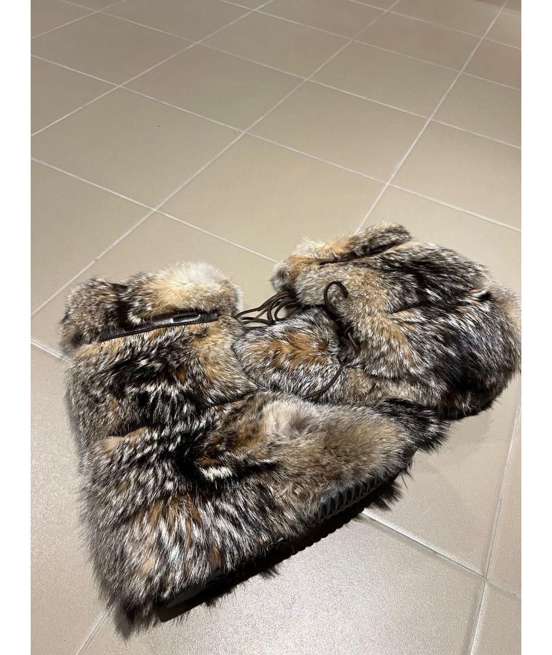 TOM FORD Коричневые высокие ботинки, фото 9