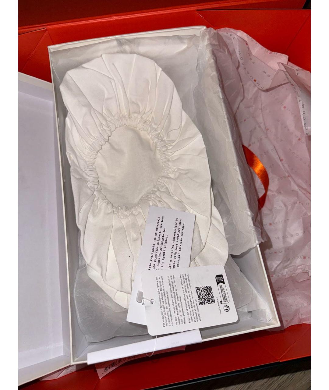 MAISON MARGIELA Черные кожаные кеды, фото 5