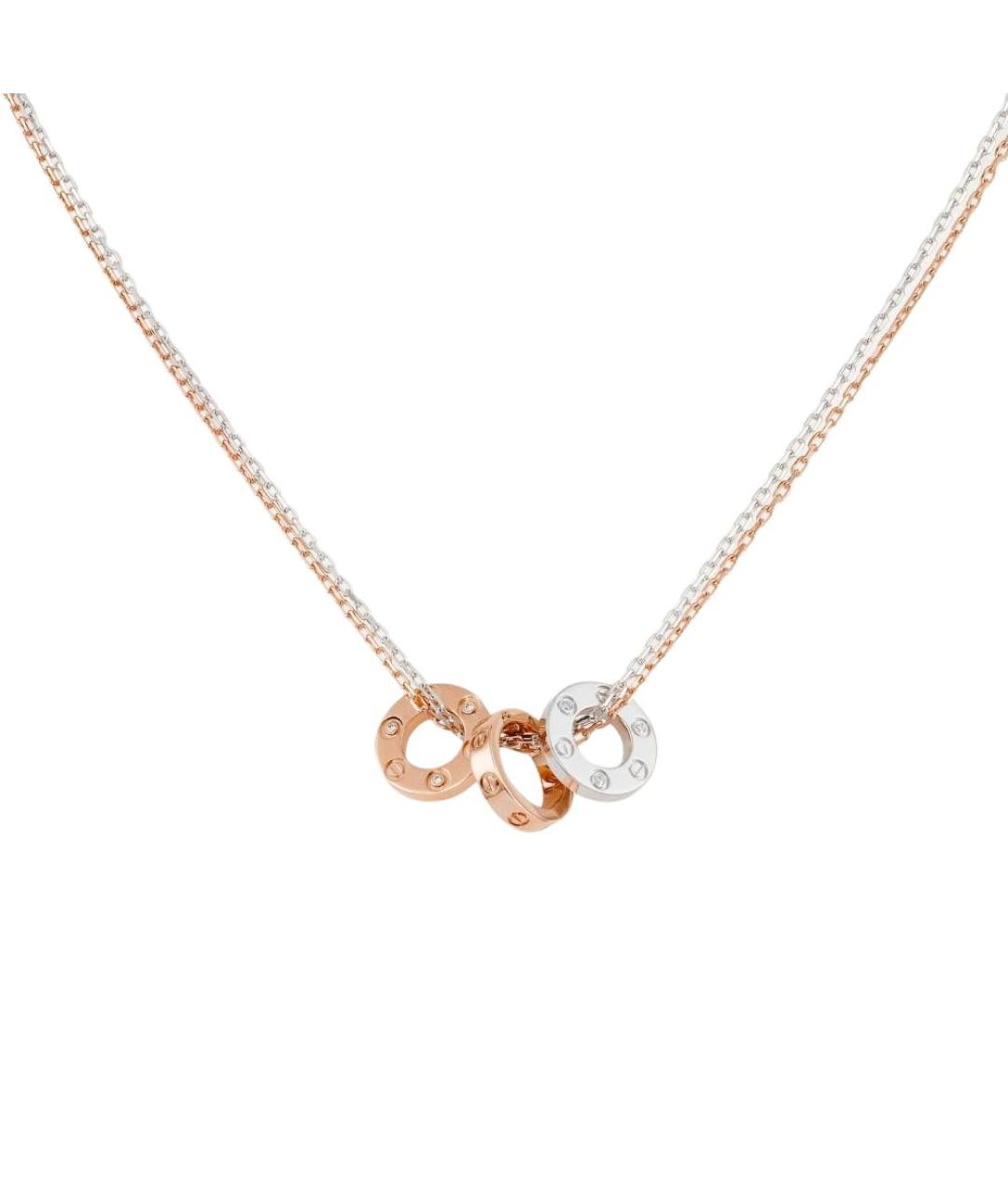 CARTIER Золотая подвеска из розового золота, фото 1