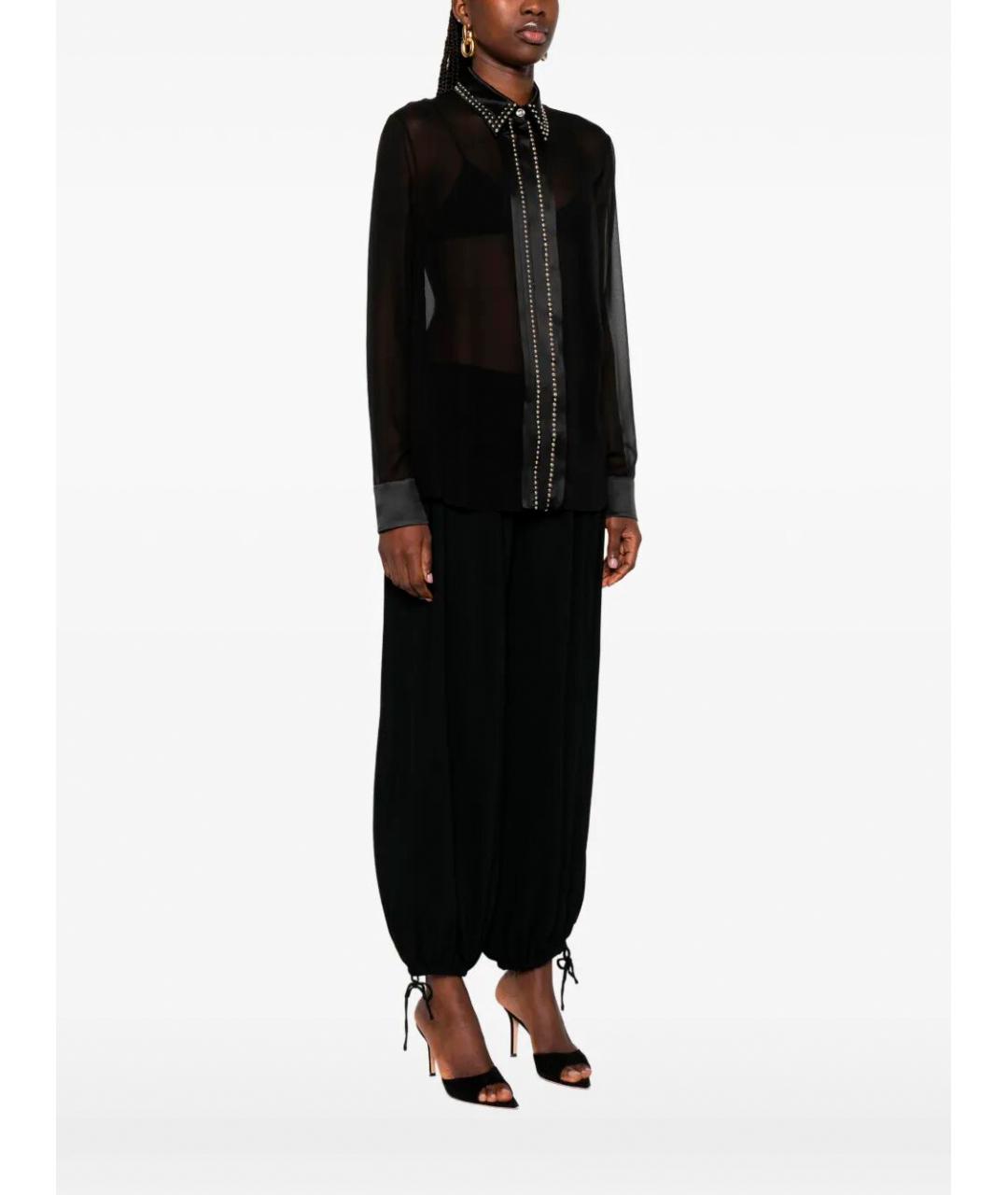 VERSACE Черная шелковая рубашка, фото 4