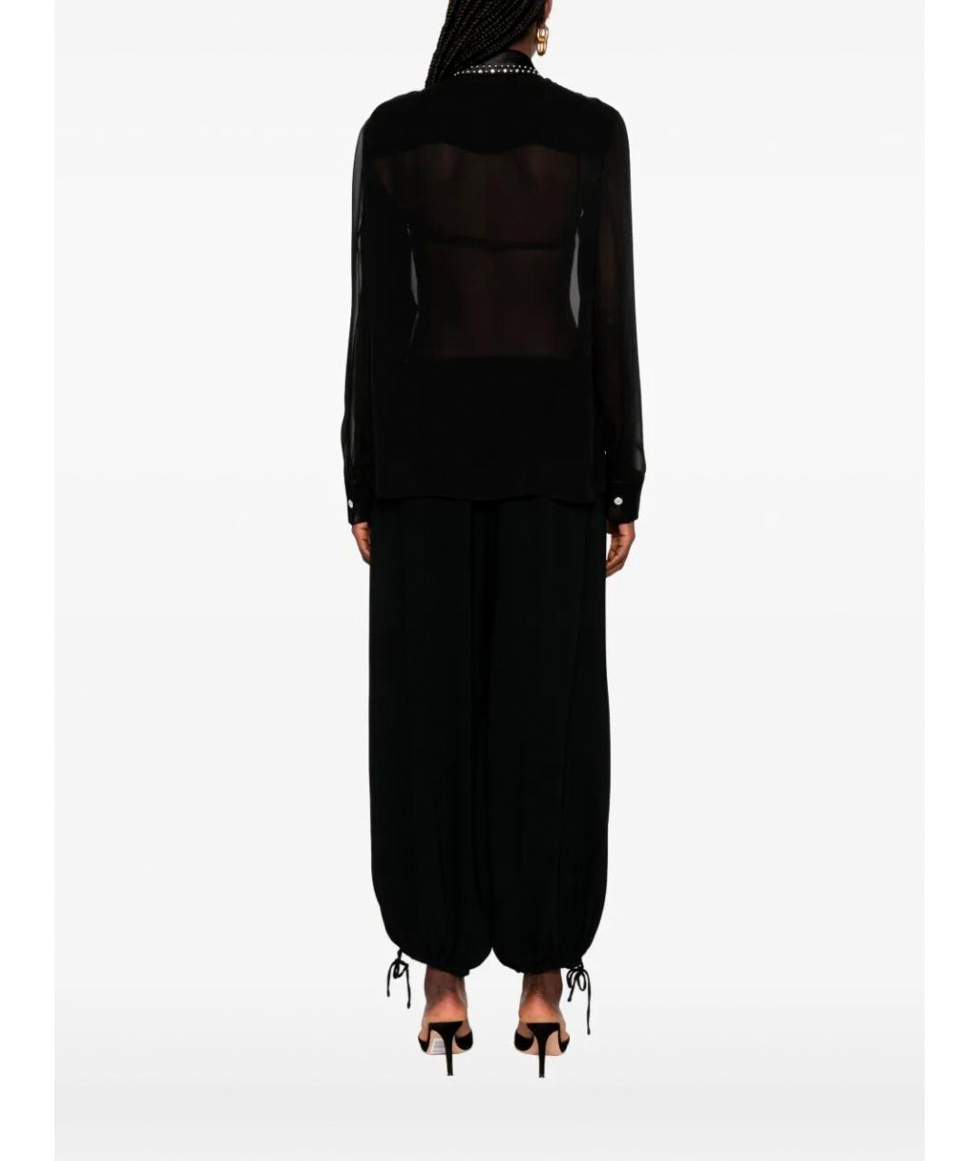 VERSACE Черная шелковая рубашка, фото 5