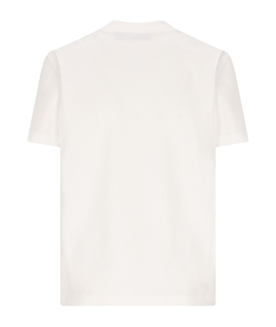 FENDI Белая хлопковая футболка, фото 2