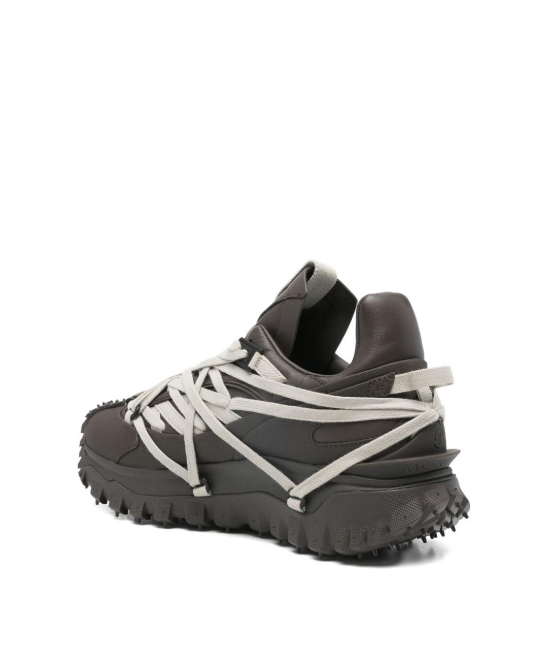 MONCLER Серые кроссовки, фото 3