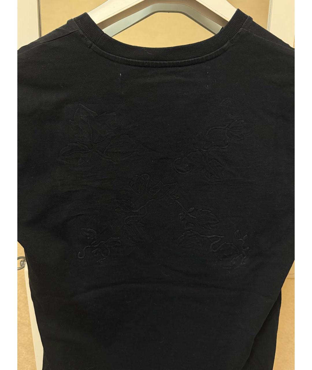 OFF-WHITE Черная хлопковая футболка, фото 4