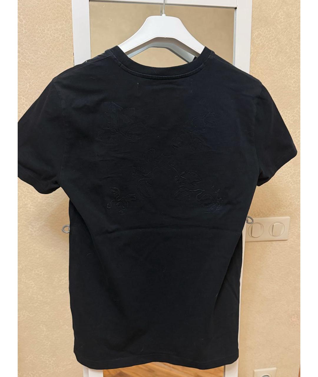 OFF-WHITE Черная хлопковая футболка, фото 3