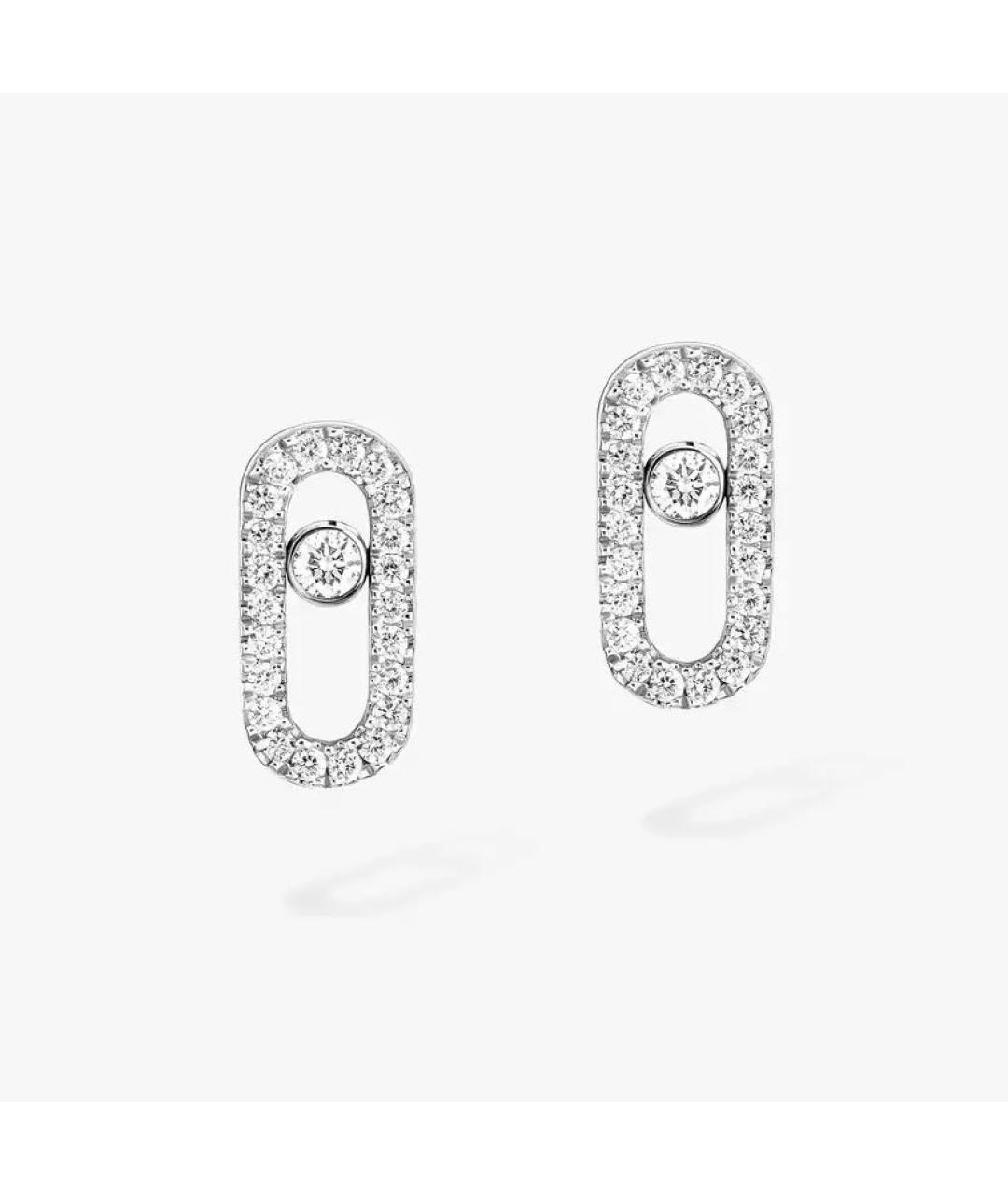 MESSIKA Серебряные серьги из белого золота, фото 5