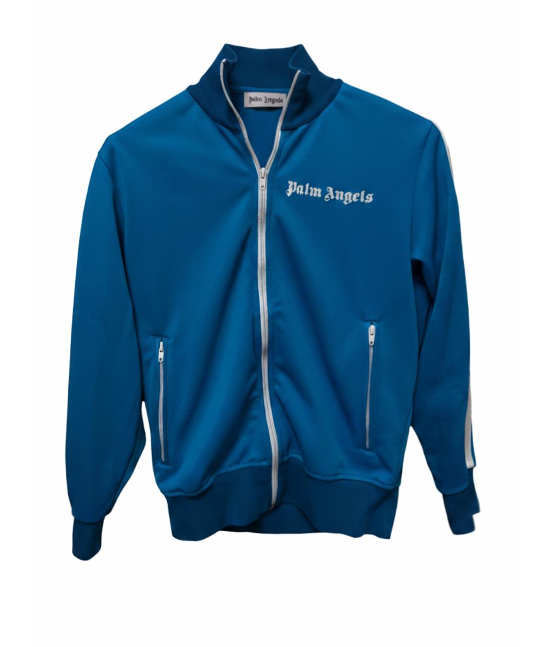 PALM ANGELS Синяя полиэстеровая спортивная куртка, фото 1
