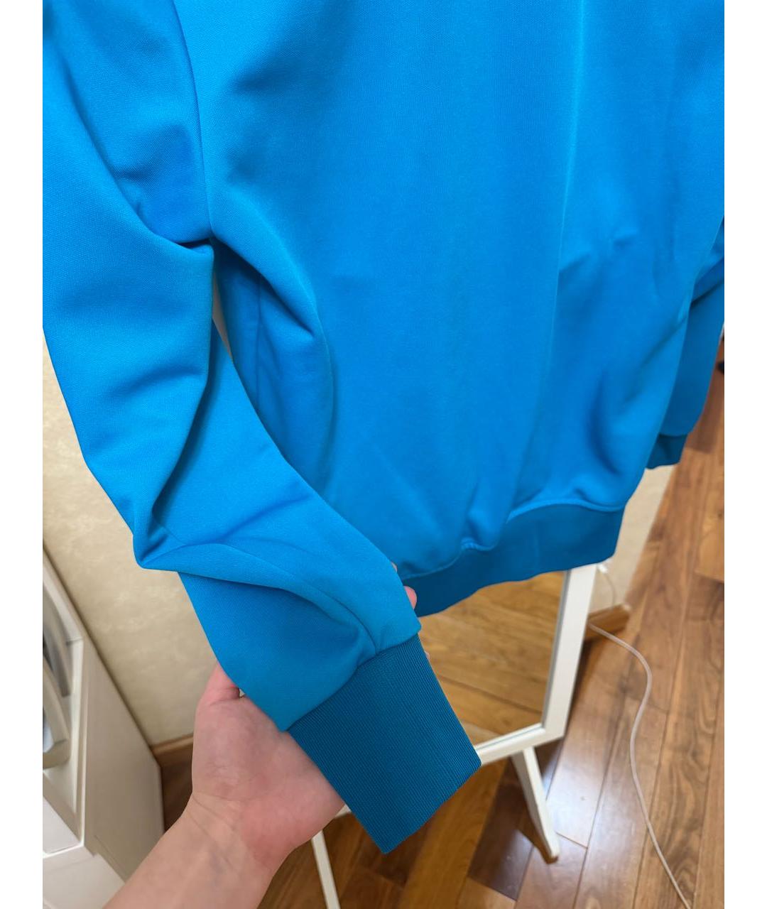 PALM ANGELS Синяя полиэстеровая спортивная куртка, фото 4